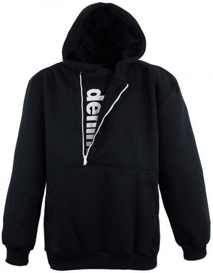 Lavecchia 214 Half-zip Hoodie Black - Pulovere & hanorace - Pulovere & Hanorace Bărbați Mărimi Mari