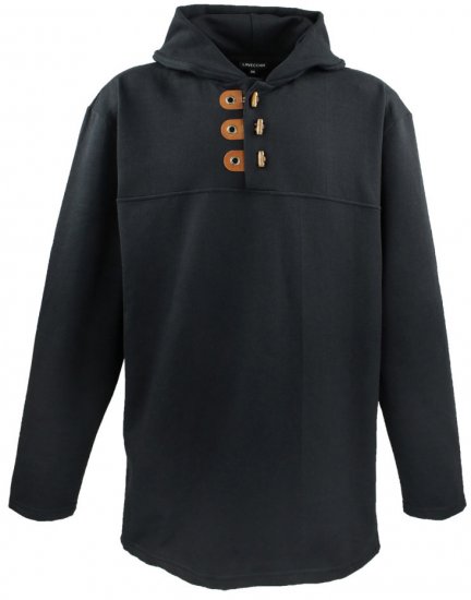 Lavecchia 605 Pullover Hoodie Black - Pulovere & hanorace - Pulovere & Hanorace Bărbați Mărimi Mari