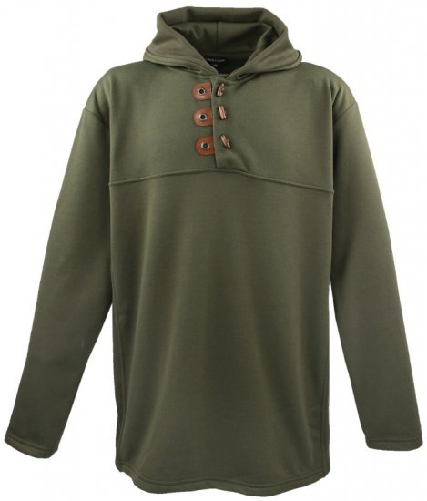 Lavecchia 605 Pullover Hoodie Khaki - Pulovere & hanorace - Pulovere & Hanorace Bărbați Mărimi Mari