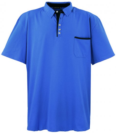 Lavecchia 1701 Jersey Poloshirt Royal Blue - Tricouri polo - Tricouri Polo Bărbați Mărimi Mari