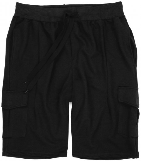 Lavecchia 2011 Cargo-pocket Sweatshorts Black - Pantaloni trening - Pantaloni Trening Bărbați Mărimi Mari