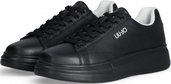 Liu Jo Big 01 Leather Sneakers Black/Black - Bărbați pantofi 40-52 - 