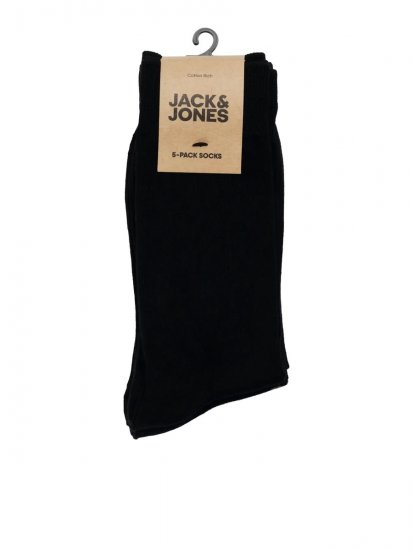 Jack & Jones Basic Șosete din bambus Neagră 3-pack - Lenjerie intimă & costum baie - Lenjerie Intimă Bărbați Mărimi Mari