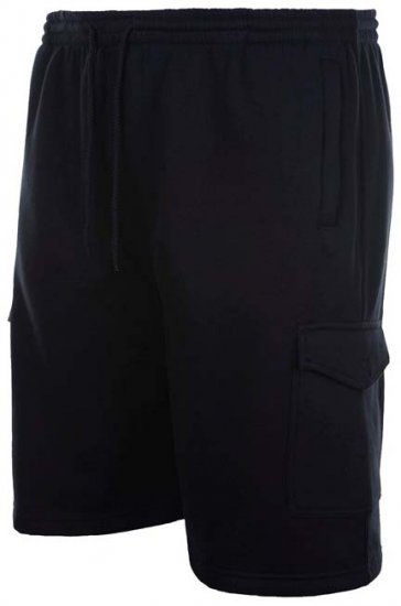 Espionage LW051 pantaloni scurți cargo de trening negri - Pantaloni trening - Pantaloni Trening Bărbați Mărimi Mari