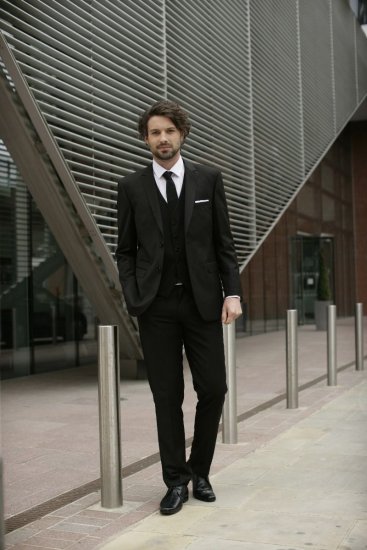 Skopes Madrid Waistcoat Black - Costume - Costume Bărbați mărimi mari