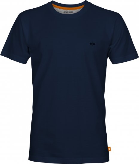 Motley Denim Malaga T-Shirt Navy - Tricouri - Tricouri Bărbați Mărimi Mari