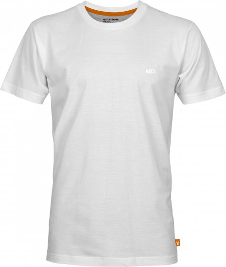 Motley Denim Malaga T-Shirt White - Tricouri - Tricouri Bărbați Mărimi Mari