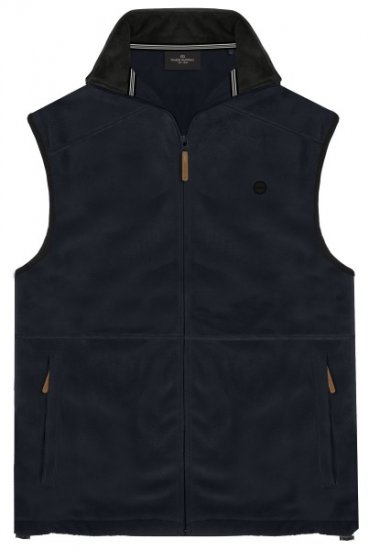 Double Outfitters MFT-7089 Sleeveless Fleece Vest Navy - Geci - Geci Bărbați Mărimi Mari
