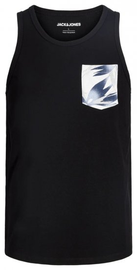 Jack & Jones Honolulu Pocket Tanktop Black - Tricouri - Tricouri Bărbați Mărimi Mari