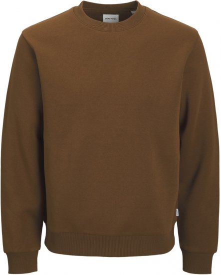 Jack & Jones Bradley Sweatshirt Brown - Pulovere & hanorace - Pulovere & Hanorace Bărbați Mărimi Mari