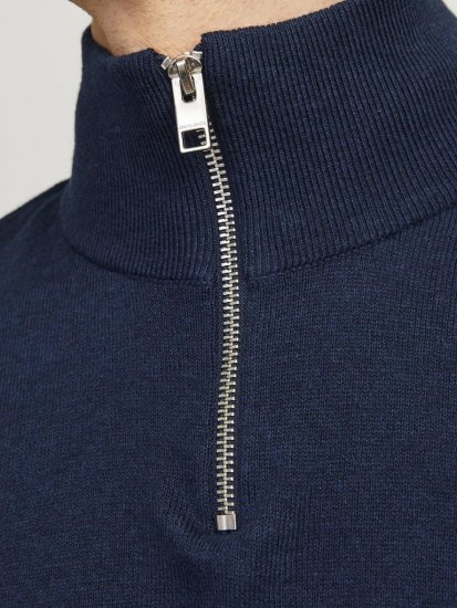 Jack & Jones Emil Knitted Pullover Blue - Pulovere & hanorace - Pulovere & Hanorace Bărbați Mărimi Mari