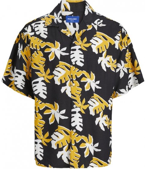 Jack & Jones JOREASTER MARSHALL Shirt Tap shoe - Cămăși - Cămăși Bărbați Mărimi Mari