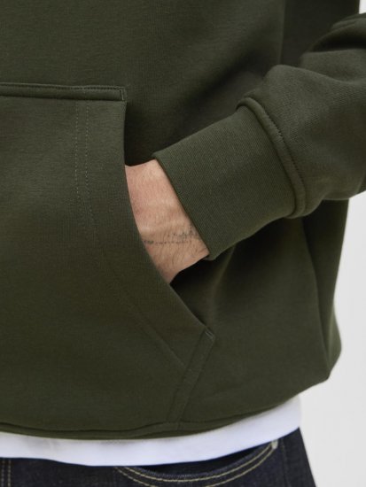 Jack & Jones Soho Hoodie Green - Pulovere & hanorace - Pulovere & Hanorace Bărbați Mărimi Mari