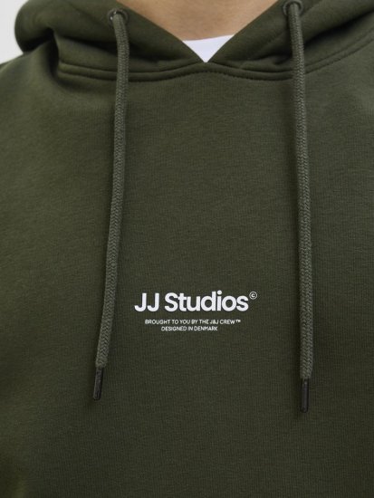Jack & Jones Soho Hoodie Green - Pulovere & hanorace - Pulovere & Hanorace Bărbați Mărimi Mari