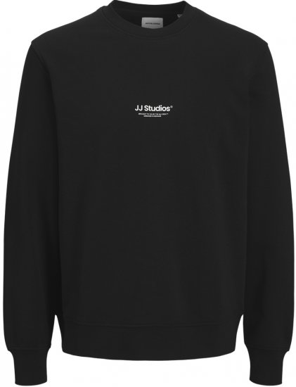 Jack & Jones Soho Sweatshirt Black - Pulovere & hanorace - Pulovere & Hanorace Bărbați Mărimi Mari