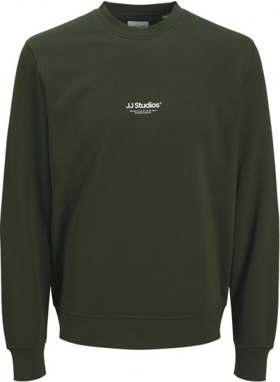 Jack & Jones Soho Sweatshirt Green - Pulovere & hanorace - Pulovere & Hanorace Bărbați Mărimi Mari