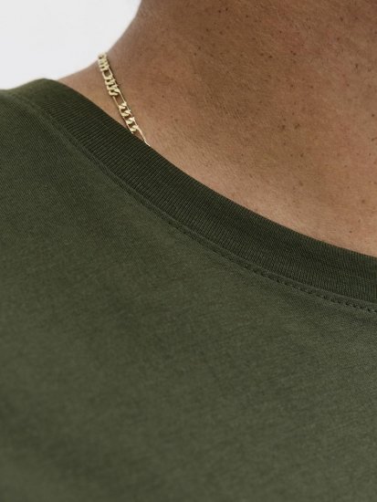 Jack & Jones Logo 2COL T-Shirt Green - Tricouri - Tricouri Bărbați Mărimi Mari