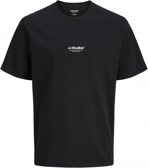 Jack & Jones Soho T-Shirt Black - Tricouri - Tricouri Bărbați Mărimi Mari