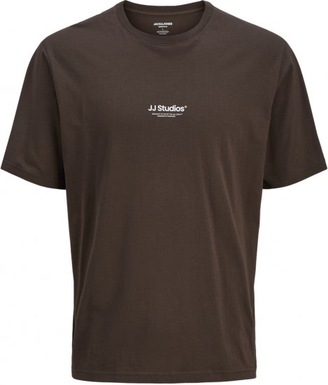 Jack & Jones Soho T-Shirt Brown - Tricouri - Tricouri Bărbați Mărimi Mari