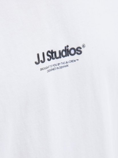 Jack & Jones Soho T-Shirt White - Tricouri - Tricouri Bărbați Mărimi Mari