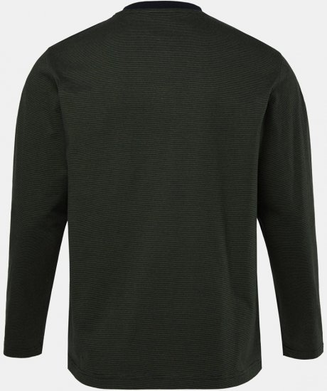 JP1880 Pyjamas Two-piece Striped Dark Green - Lenjerie intimă & costum baie - Lenjerie Intimă Bărbați Mărimi Mari