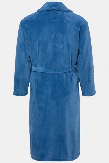 JP1880 Bathrobe with Spacious Pockets Denim Blue - Lenjerie intimă & costum baie - Lenjerie Intimă Bărbați Mărimi Mari