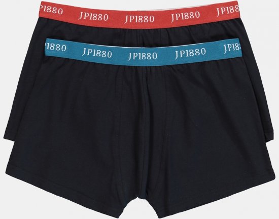 JP1880 FLEXNAMIC OEKO-TEX Boxer Shorts 2-Pack Black - Lenjerie intimă & costum baie - Lenjerie Intimă Bărbați Mărimi Mari