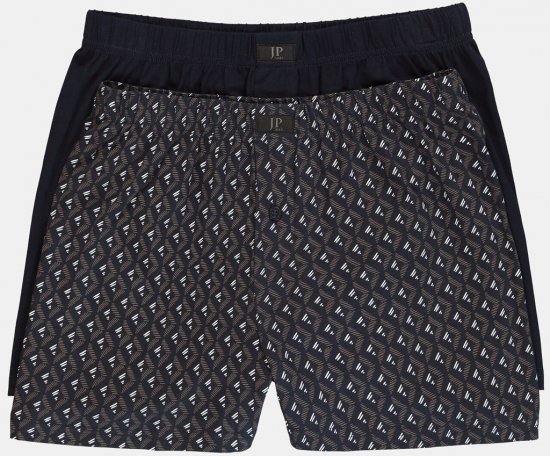 JP1880 OEKO-TEX Boxer Shorts Jersey 2-Pack Navy - Lenjerie intimă & costum baie - Lenjerie Intimă Bărbați Mărimi Mari