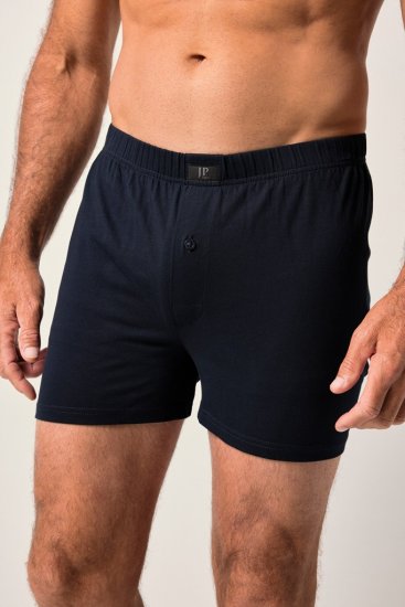 JP1880 OEKO-TEX Boxer Shorts Jersey 2-Pack Navy - Lenjerie intimă & costum baie - Lenjerie Intimă Bărbați Mărimi Mari