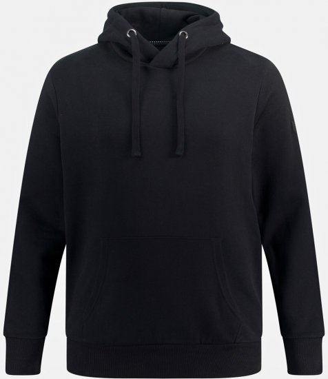 JAY-PI Hoodie with Soft Brushed Interior Black - Pulovere & hanorace - Pulovere & Hanorace Bărbați Mărimi Mari