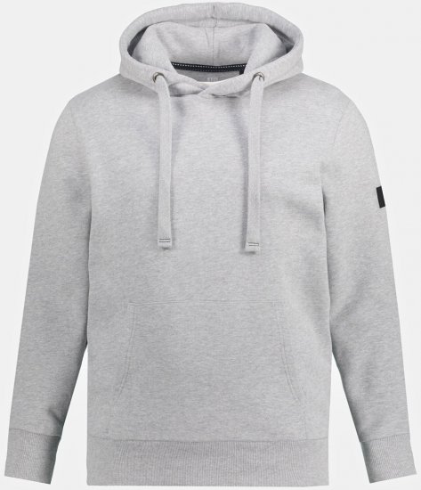 JAY-PI Hoodie with Soft Brushed Interior Grey - Pulovere & hanorace - Pulovere & Hanorace Bărbați Mărimi Mari