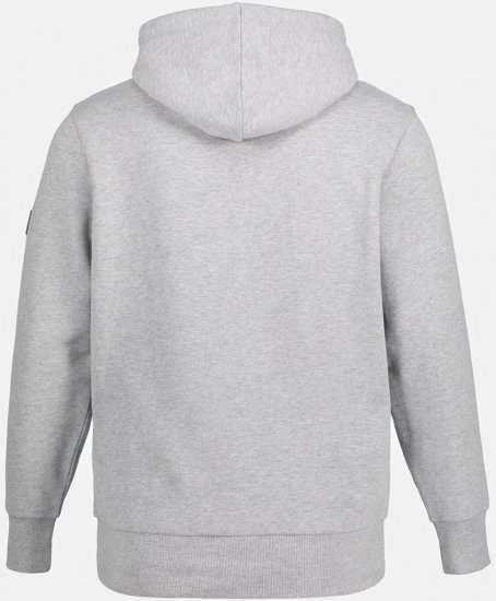JAY-PI Hoodie with Soft Brushed Interior Grey - Pulovere & hanorace - Pulovere & Hanorace Bărbați Mărimi Mari