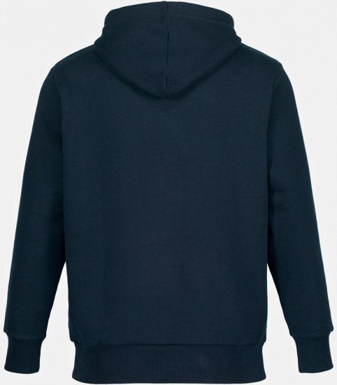 JAY-PI Hoodie with Soft Brushed Interior Navy - Pulovere & hanorace - Pulovere & Hanorace Bărbați Mărimi Mari