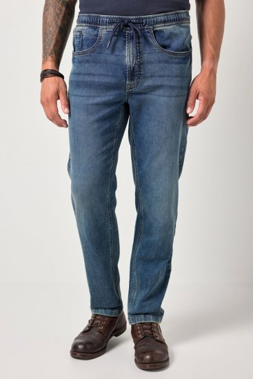 JP1880 FLEXNAMIC Straight Fit Jeans with Stretch Waist - Blugi & pantaloni - Blugi & Pantaloni Bărbați Mărimi Mari