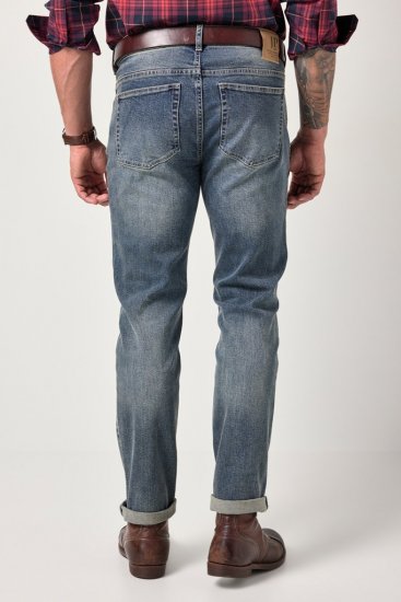 JP1880 FLEXNAMIC Modern Straight Fit Jeans Vintage Denim - Blugi & pantaloni - Blugi & Pantaloni Bărbați Mărimi Mari