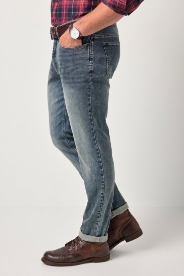 JP1880 FLEXNAMIC Modern Straight Fit Jeans Vintage Denim - Blugi & pantaloni - Blugi & Pantaloni Bărbați Mărimi Mari