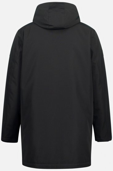 JP1880 Warm Parka with Wind Cuffs Black - Geci - Geci Bărbați Mărimi Mari