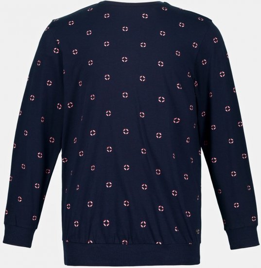 JP1880 Two-piece Pyjamas Long Sleeve and Long Trousers Navy - Lenjerie intimă & costum baie - Lenjerie Intimă Bărbați Mărimi Mari