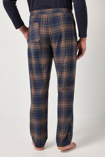 JP1880 Pyjama Trousers Flannel Check Brown - Lenjerie intimă & costum baie - Lenjerie Intimă Bărbați Mărimi Mari