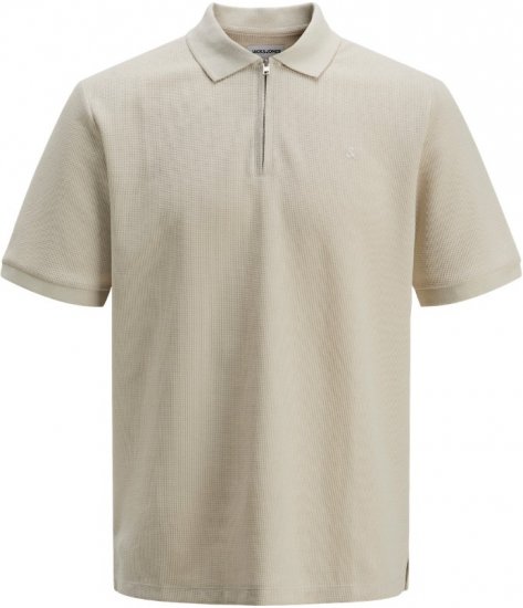 Jack & Jones Austin Polo Short Sleeve Grey - Tricouri polo - Tricouri Polo Bărbați Mărimi Mari