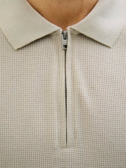 Jack & Jones Austin Polo Short Sleeve Grey - Tricouri polo - Tricouri Polo Bărbați Mărimi Mari