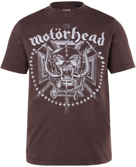 JP1880 Motörhead Soft Jersey Vintage T-Shirt Brown - Tricouri cu trupe - 
