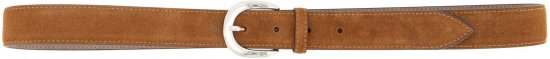 Ulla Popken Suede Thin Belt Brown - Curele damă - 
