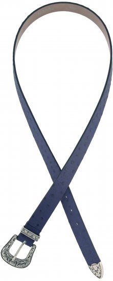 Ulla Popken Classic Belt Blue - Curele damă - 