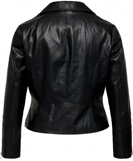 Only Carmakoma Emmy Biker Jacket Black - Geci din piele - 