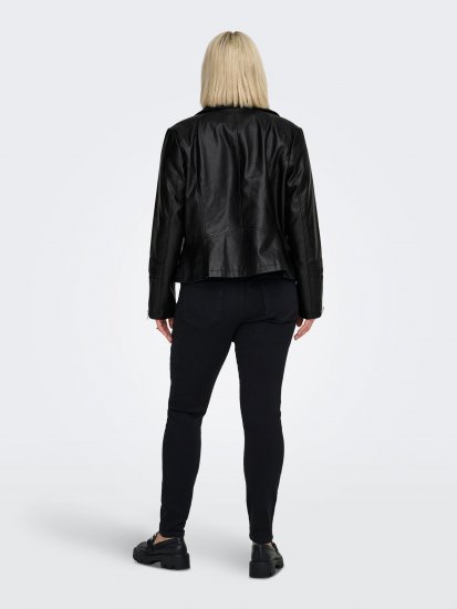 Only Carmakoma Emmy Biker Jacket Black - Geci din piele - 