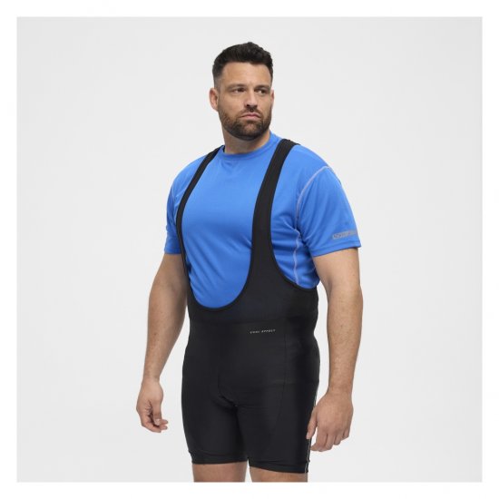 North Latitude Sport Bike Shorts With Suspenders Black - Îmbrăcăminte pentru ciclism - 