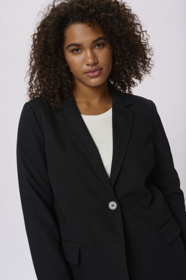 Kaffe Curve Sakira Blazer Negru Intens - Sacouri - 