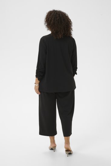 Kaffe Curve Pheolo 3/4 Sleeve Blazer Black Deep - Sacouri - 