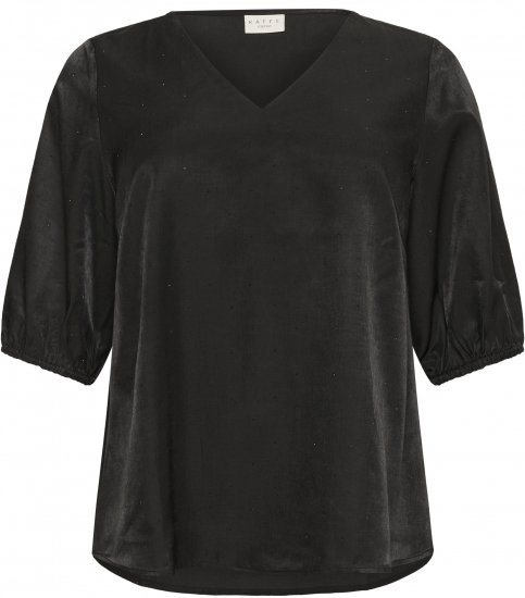 Kaffe Curve Ada Blouse Black - Bluze - 